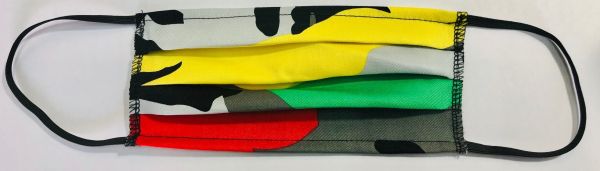 Mascherina CAMOUFLAGE lavabile in tessuto ad uso esclusivo della collettività di Egochef