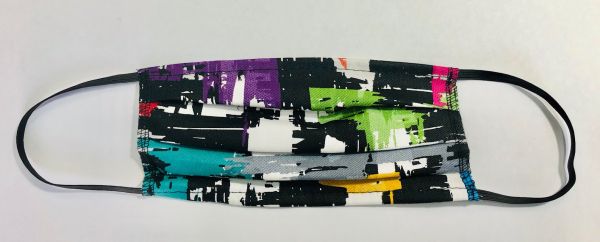 Mascherina GRAPHIC lavabile in tessuto ad uso esclusivo della collettività di Egochef