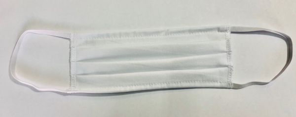 Mascherina BIANCA lavabile in tessuto ad uso esclusivo della collettività di Egochef