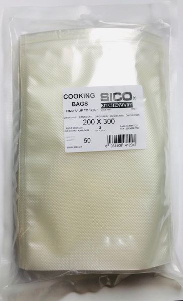 Buste per cottura sottovuoto fino a 120°C goffrati