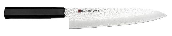 Coltello Chef cm. 21 in damasco Serie Kuro di Kasumi