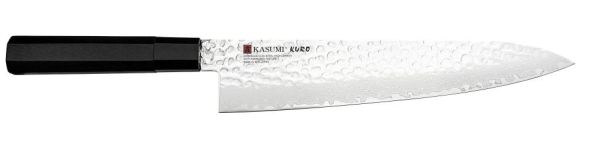 Coltello Chef cm. 24 in damasco Serie Kuro di Kasumi