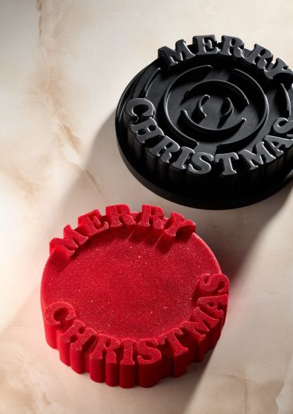 Stampo in silicone Merry Christmas di Pavoni Professional