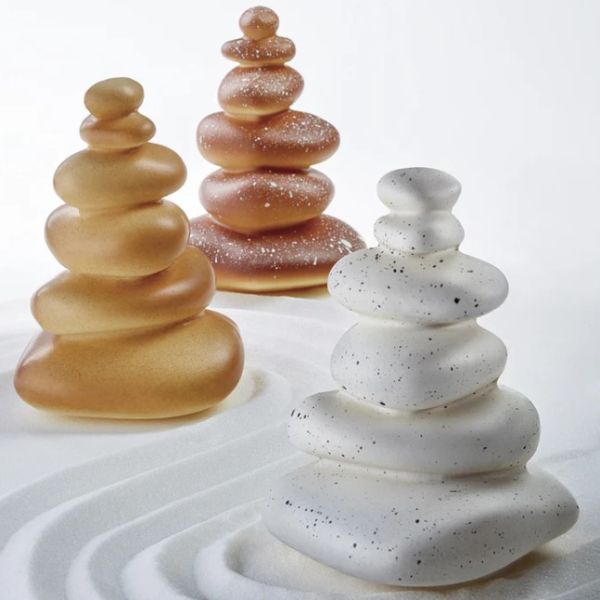 Kit di 2 stampi termoformati per cioccolato Zen di Pavoni Professional