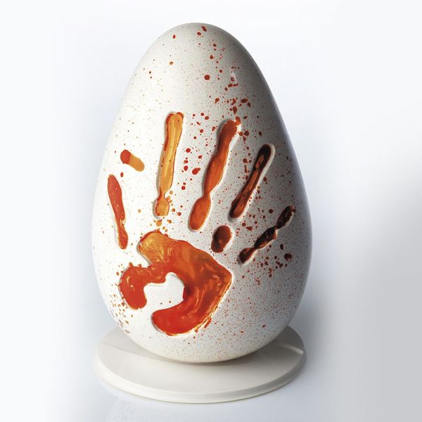 Kit 2 Stampi termoformati Uovo Pasqua Easter Hello KT156 di Pavoni Professional