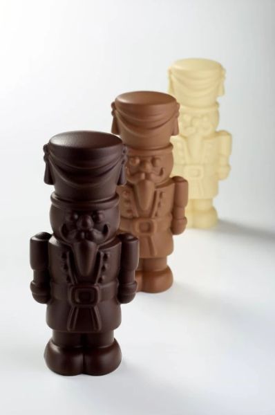 Kit di 2 stampi termoformati per cioccolato Nutcracker di Pavoni Professional