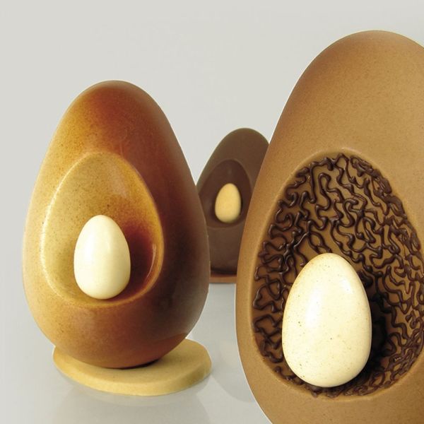 Kit 2 Stampi termoformati Uovo Easter Pasqua Lamp KT50 di Pavoni Professional