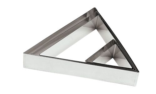 Triangolo per pasticceria e gelateria in inox