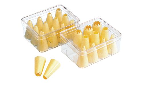 Set di 12 bocchette assortite in polipropilene
