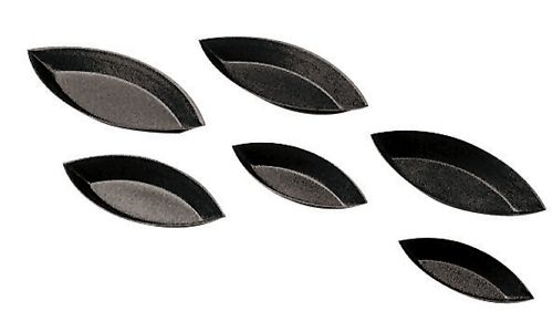 Stampi per tartellette a barchetta antiaderente (confezione da 6 pezzi)