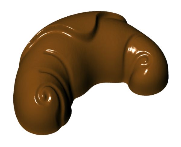 Stampo in policarbonato per cioccolato Croissant