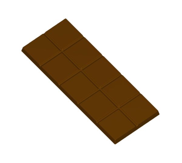 Stampo in policarbonato Tavoletta 50 grammi