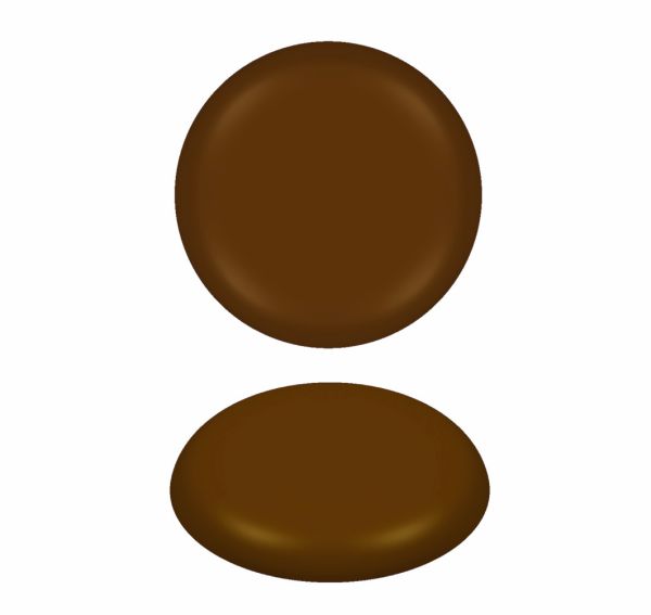 Stampo in policarbonato per cioccolato tondo Diablottino 5,5 grammi
