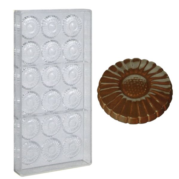 Stampo in policarbonato per cioccolato Margherite