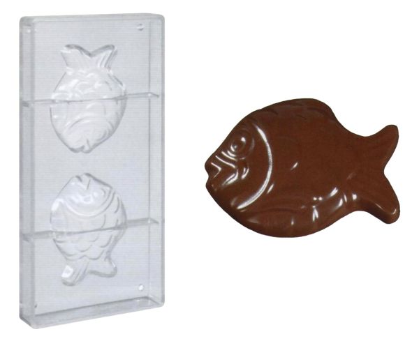 Stampo in policarbonato per Cioccolato Pesce