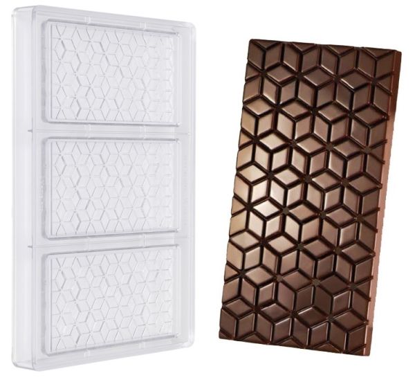 Stampo in policarbonato Tavoletta Kube 100 grammi di Martellato