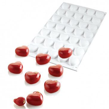 Stampo in silicone Micro Cuore Love 5 di Silikomart Professional 