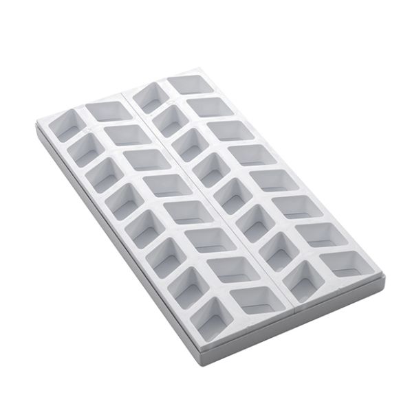 Rhombus 40 x 58 x h 25 mm. 32 ml. 32 pcs. - Stampo per mignon di Martellato Professional