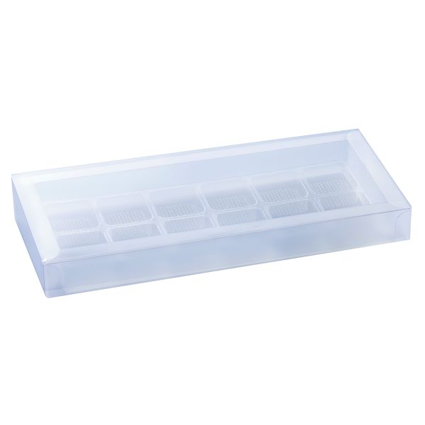Scatola con bordo satinato 31 x 26 x h 10 mm. 25 pcs. di Martellato Professional