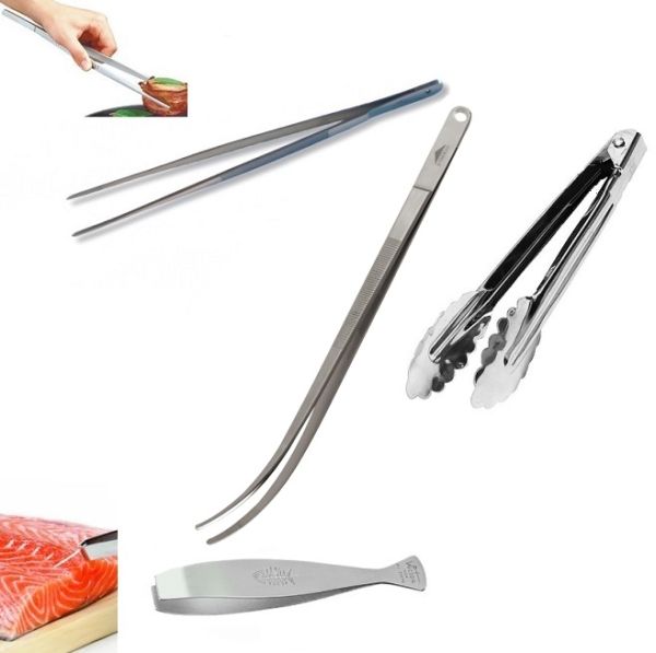 Set di Pinze per cucina in inox