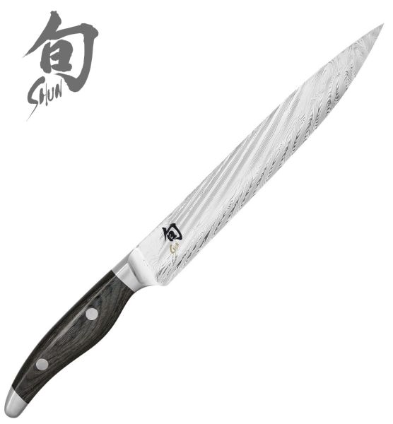 Coltello damasco Trinciante stretto Serie Shun Nagare di Kai
