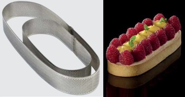 Fascia microforata in acciaio inox Ovale di Pavoni