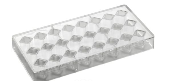 Stampo per praline INNOVATION 275 x 135 mm, 24 pezzi, 18 x 18 x 28 H mm - vol. 10 gr