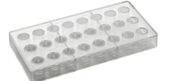 Stampo per praline INNOVATION 275 x 135 mm, 24 pezzi, Ø 21 x 28 H - vol. 10 gr