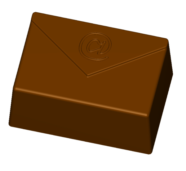 Stampo in policarbonato praline Busta - Email