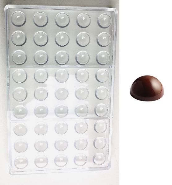 Stampo per praline semisfera D. 20 mm. di Pavoni Professional 