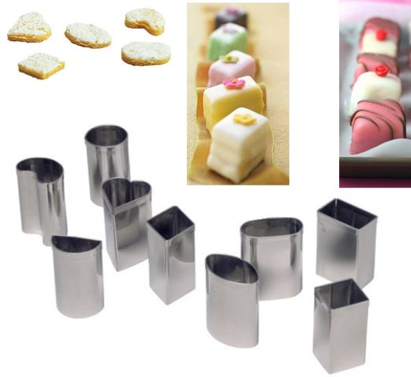 Set di 9 tagliapasta in inox Petit Four