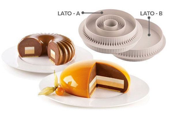 Stampo in silicone Multi-Inserto Round di Silikomart Professional