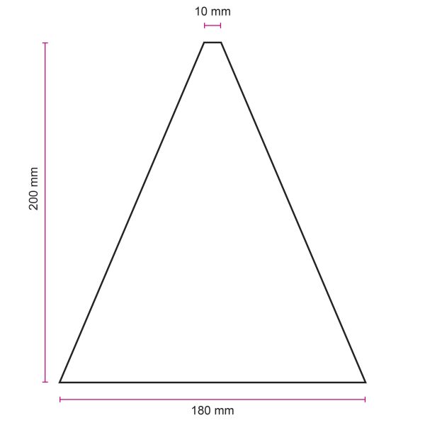 Rullo taglia croissant triplo - 180x200mm di Martellato Professional