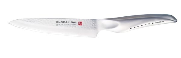 Coltello cucina cm. 14,5 Global SAI martellato