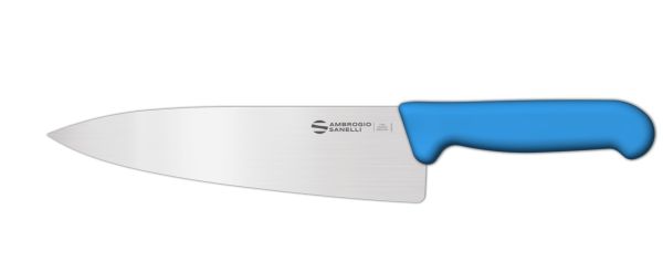 Coltello trinciante cuoco cm. 20 Manico Blu Linea Supra di Ambrogio Sanelli