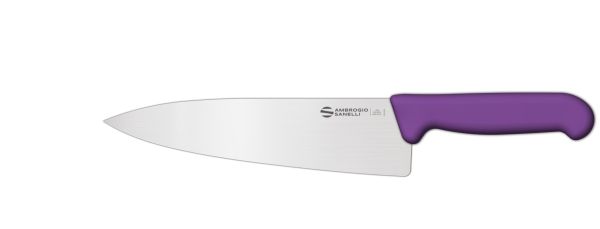 Coltello trinciante cuoco cm. 20 Manico Viola Linea Supra di Ambrogio Sanelli