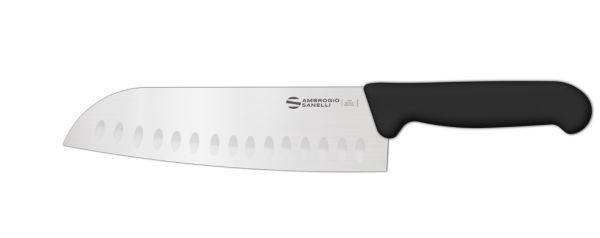 Coltello Santoku lama alveolata cm. 18 Linea Supra di Ambrogio Sanelli