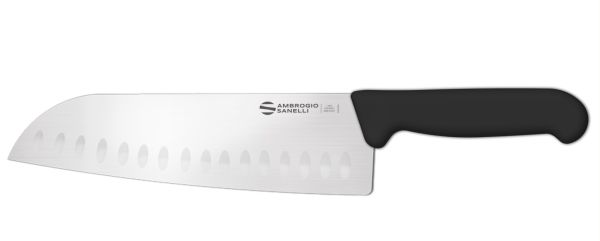 Coltello Santoku con alveole cm. 20 Linea Supra di Ambrogio Sanelli 