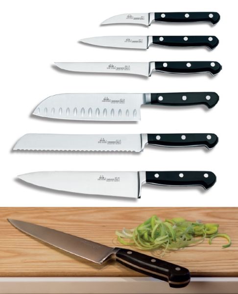 Set di 6 coltelli Italiani forgiati da cucina Serie Florence di Due Cigni Coltellerie