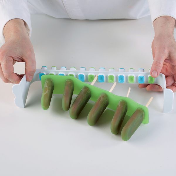 Stampi in silicone L'italiano – Kit per gelati e ghiaccioli di Silikomart Professional.