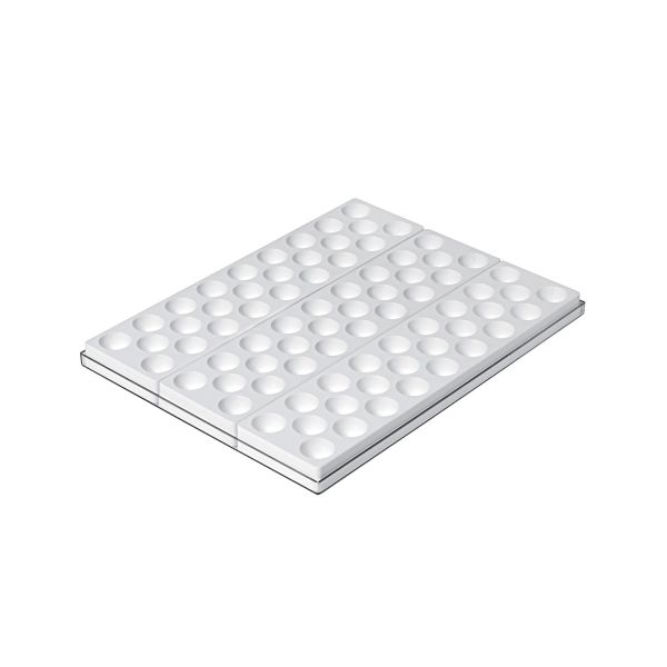 Stampi in silicone Fiamma – 3 pcs di Silikomart Professional.