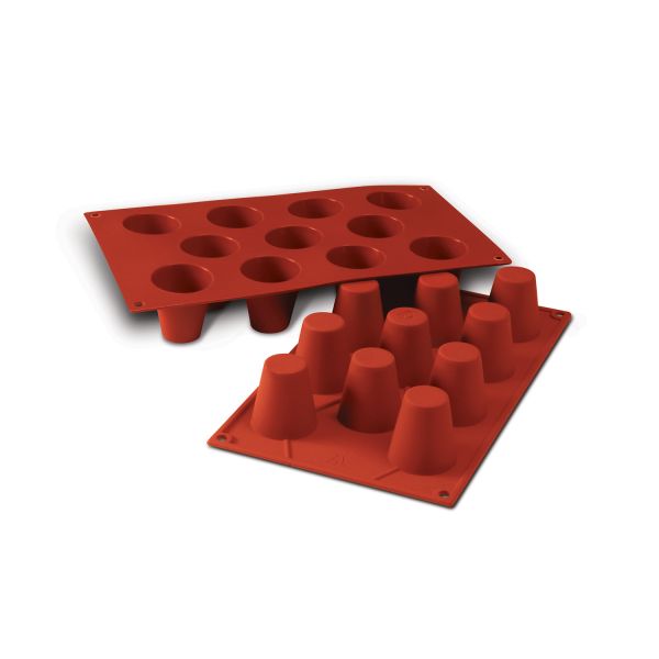 Stampi in silicone Sf020 Medium Babà di Silikomart Professional.