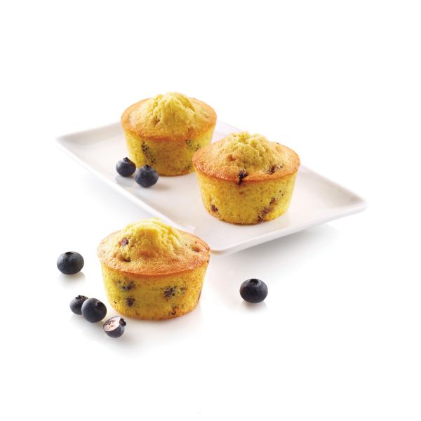 Stampi in silicone Sf023 Medium Muffins di Silikomart Professional