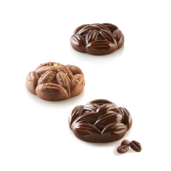 Stampi in silicone COCOA 35 di Silikomart Professional.