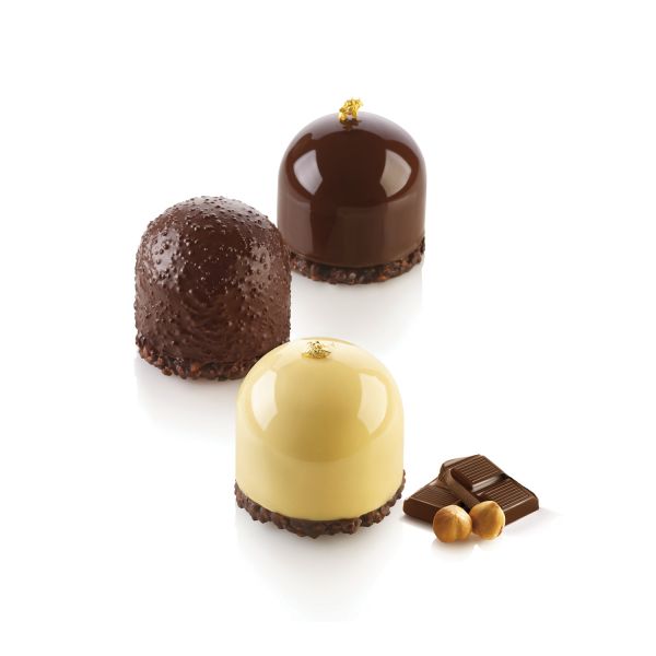 Stampi in silicone DOME 125 di Silikomart Professional.