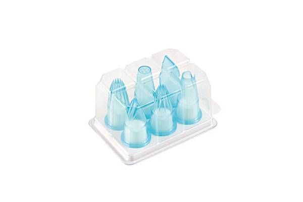 BPC6C - SET 6 BOCCHETTE IN POLICARBONATO PASTRY di Silikomart Professional 