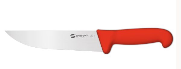 Coltello francese cm. 20 manico rosso Linea Supra di Ambrogio Sanelli