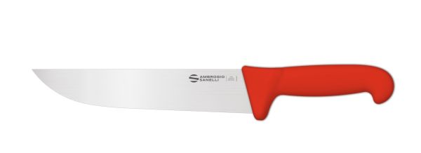 Coltello francese cm. 22 manico rosso Linea Supra di Ambrogio Sanelli 