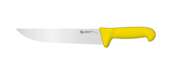 Coltello francese cm. 24 manico giallo Linea Supra di Ambrogio Sanelli 