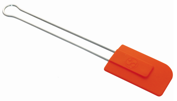 Spatola in silicone arancione rigida 55 x 85 mm. di Schneider
